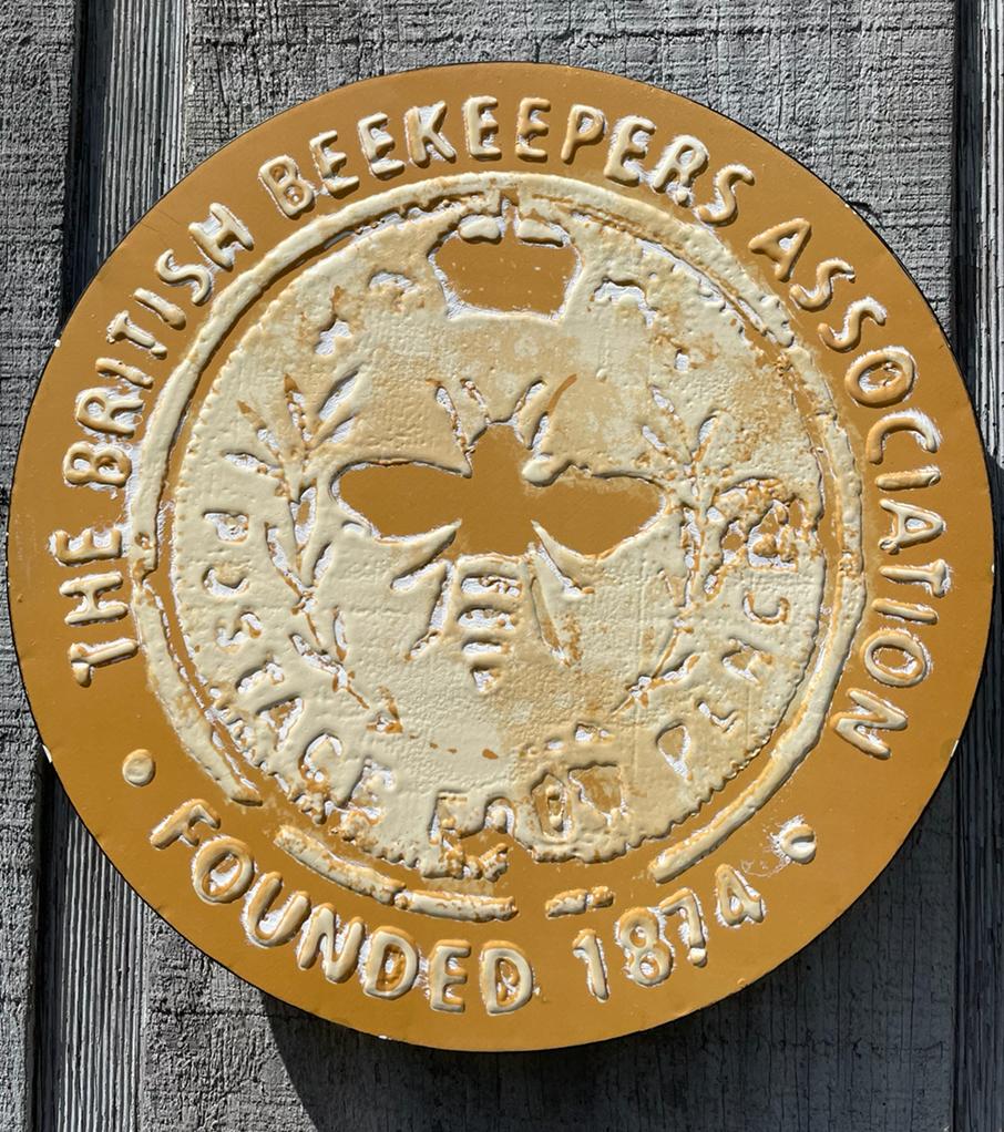 Beekeepers Wall Tin Medallion