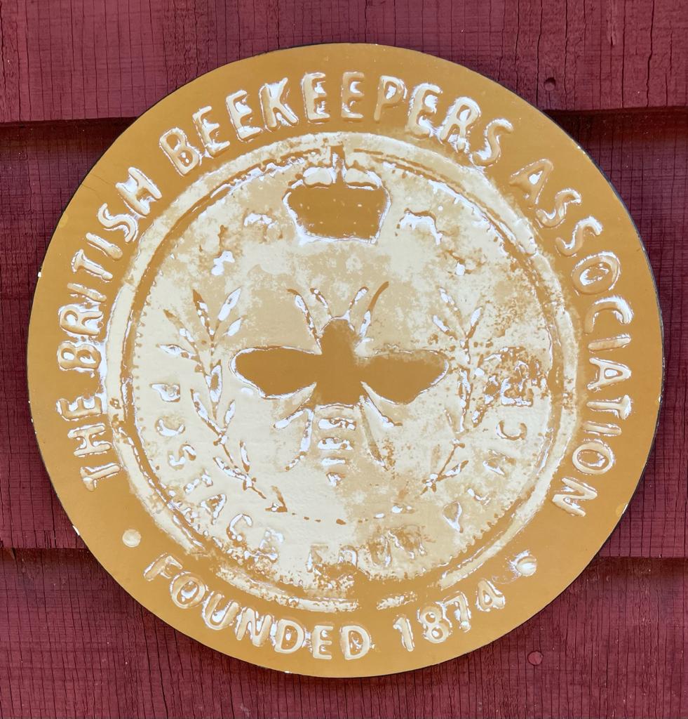 Beekeepers Wall Tin Medallion