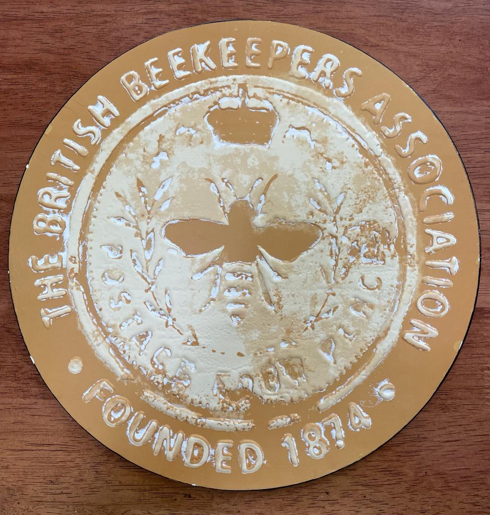 Beekeepers Wall Tin Medallion