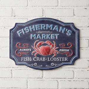 Fisherman's Market Wall Sign