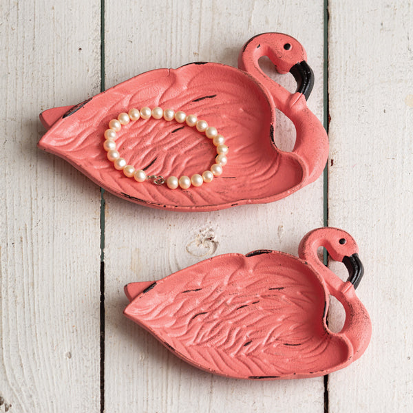 Flamingo Dishes Set of 2