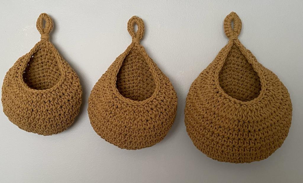 Handcrafted Woven Wall Hanging Baskets